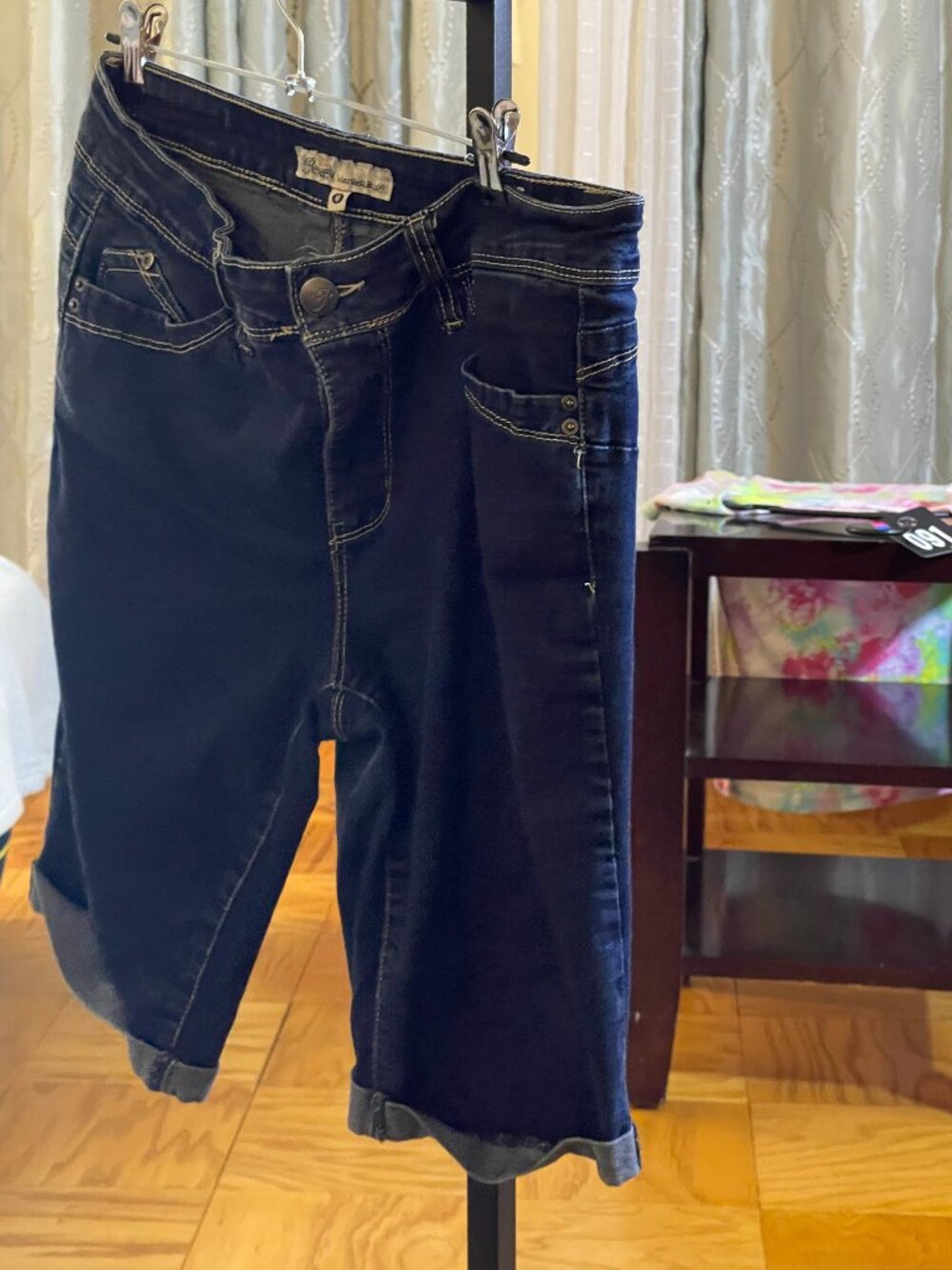 Dark Denim Bermuda Shorts